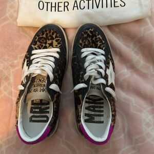 Ball star GG sneakers - Cheetah and Magenta